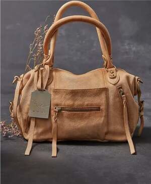 Free People We The Free Baby Emerson Handbag Tan Leather